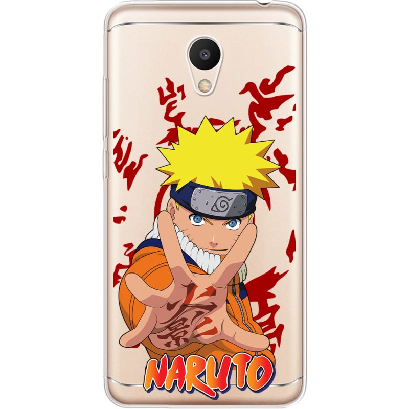 Прозрачный чехол Uprint Meizu M6 Naruto