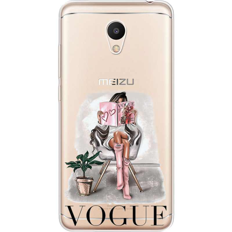 Прозрачный чехол Uprint Meizu M6 VOGUE