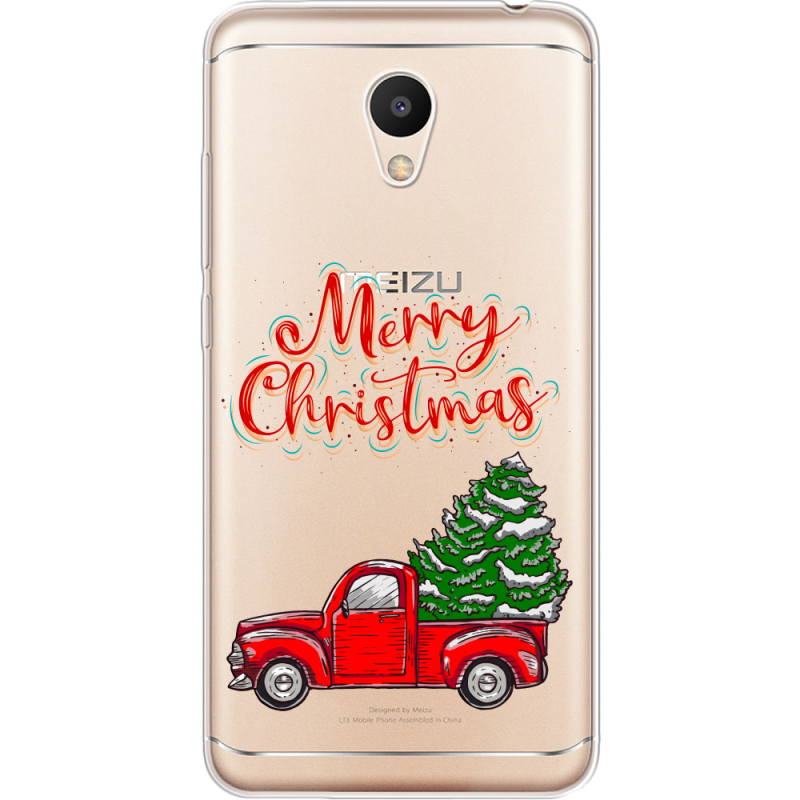 Прозрачный чехол Uprint Meizu M6 Holiday Car