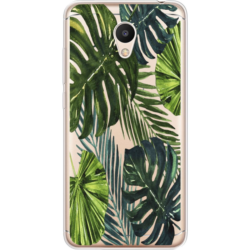 Прозрачный чехол Uprint Meizu M6 Palm Tree