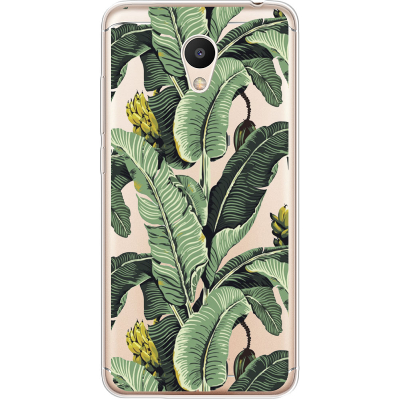 Прозрачный чехол Uprint Meizu M6 Banana Leaves