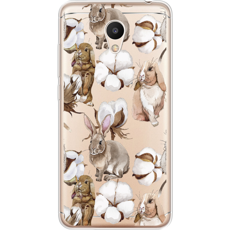 Прозрачный чехол Uprint Meizu M6 Cotton and Rabbits