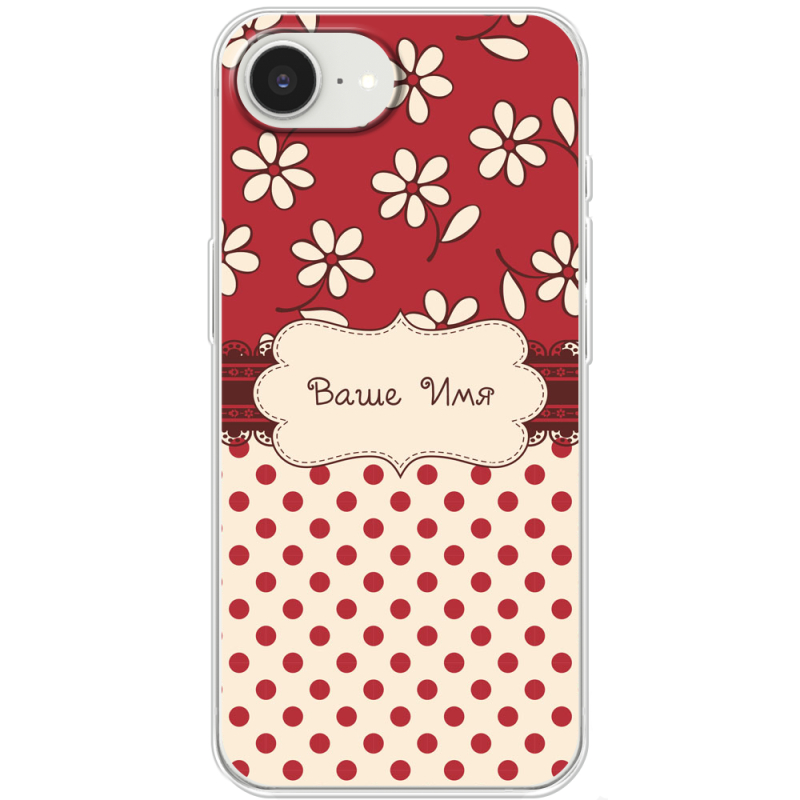 Чохол BoxFace Apple iPhone 16e Именной Polka Dots