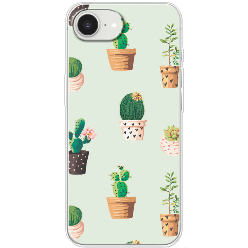 Чохол BoxFace Apple iPhone 16e L-green Cacti