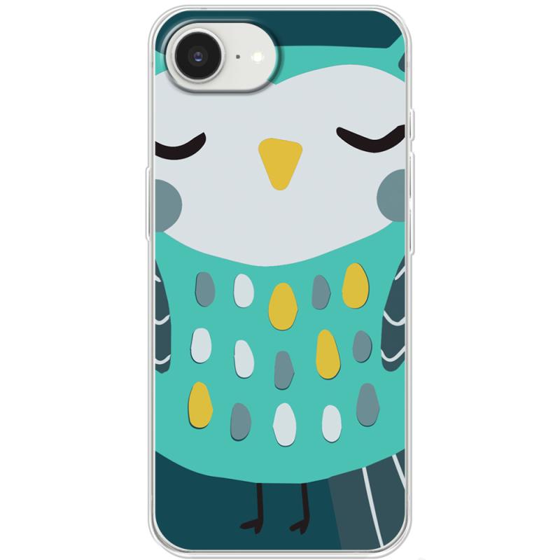 Чохол BoxFace Apple iPhone 16e Green Owl