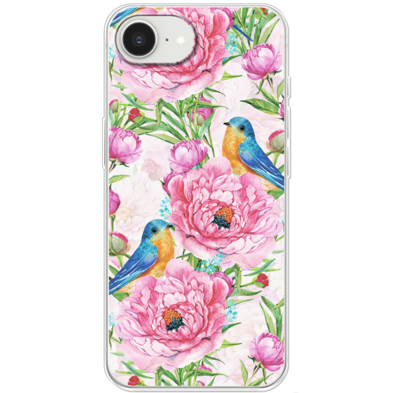 Чохол BoxFace Apple iPhone 16e Birds and Flowers