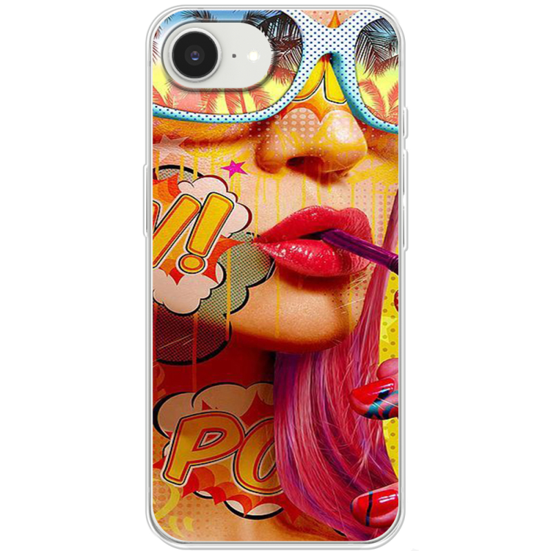 Чохол BoxFace Apple iPhone 16e Yellow Girl Pop Art