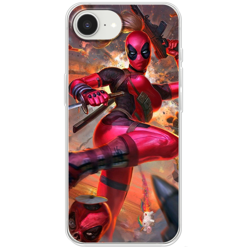 Чохол BoxFace Apple iPhone 16e Woman Deadpool