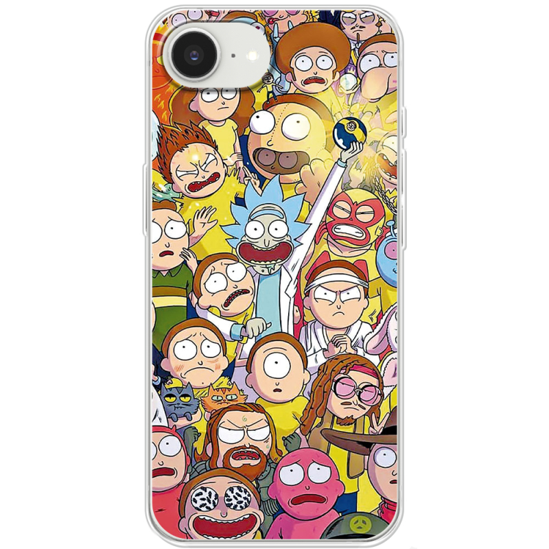 Чохол BoxFace Apple iPhone 16e Rick and Morty