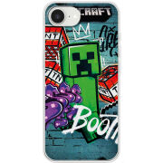 Чохол BoxFace Apple iPhone 16e Minecraft Graffiti