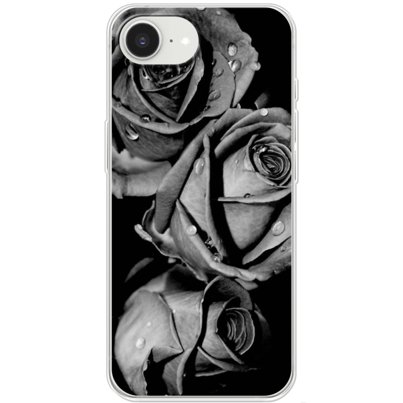 Чохол BoxFace Apple iPhone 16e Black and White Roses