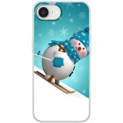 Чохол BoxFace Apple iPhone 16e Skier Snowman