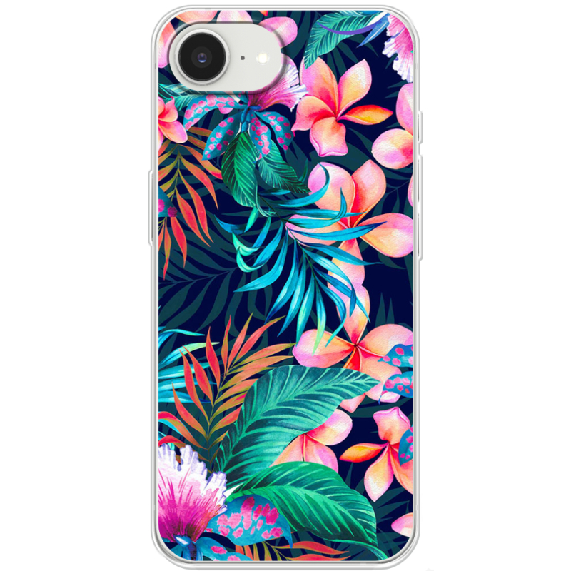 Чохол BoxFace Apple iPhone 16e flowers in the tropics