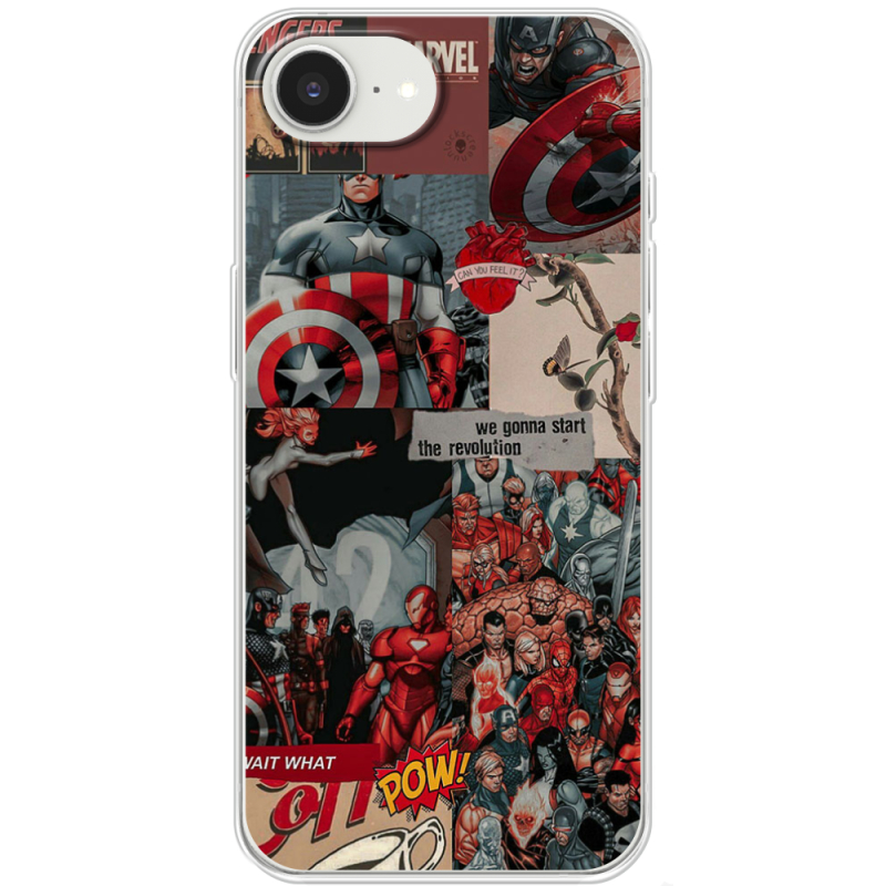 Чохол BoxFace Apple iPhone 16e Marvel Avengers