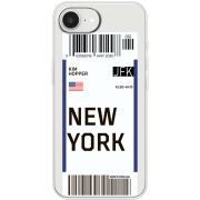 Прозорий чохол BoxFace Apple iPhone 16e Ticket New York