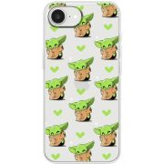 Прозорий чохол BoxFace Apple iPhone 16e Pattern Baby Yoda