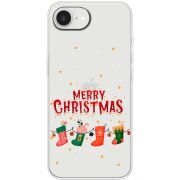 Прозорий чохол BoxFace Apple iPhone 16e Merry Christmas