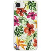 Прозорий чохол BoxFace Apple iPhone 16e Tropical Flowers