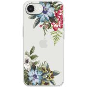 Прозорий чохол BoxFace Apple iPhone 16e Floral