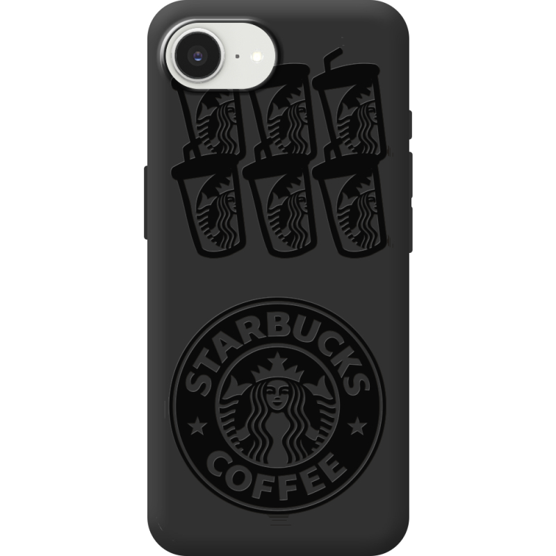 Чорний чохол BoxFace Apple iPhone 16e Black Coffee