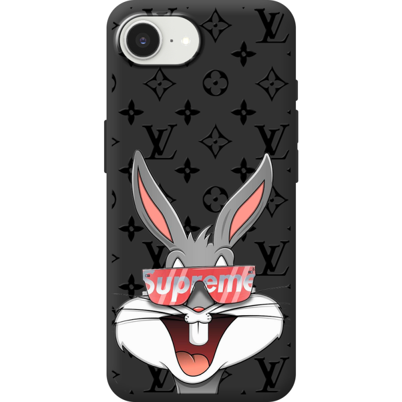 Чорний чохол BoxFace Apple iPhone 16e looney bunny