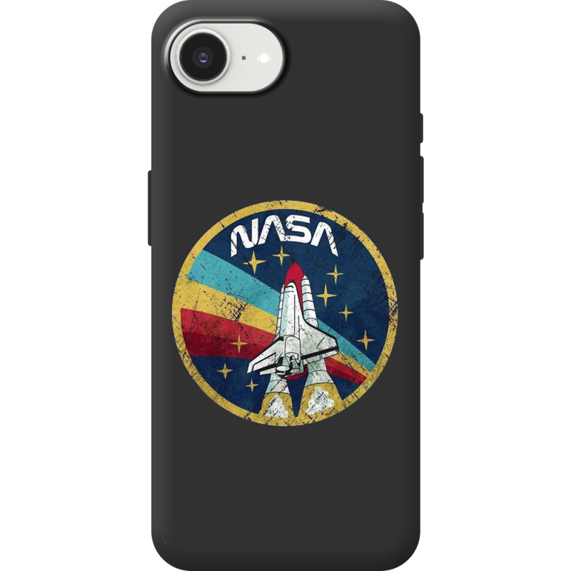 Чорний чохол BoxFace Apple iPhone 16e NASA