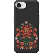 Чорний чохол BoxFace Apple iPhone 16e Ukrainian Ornament