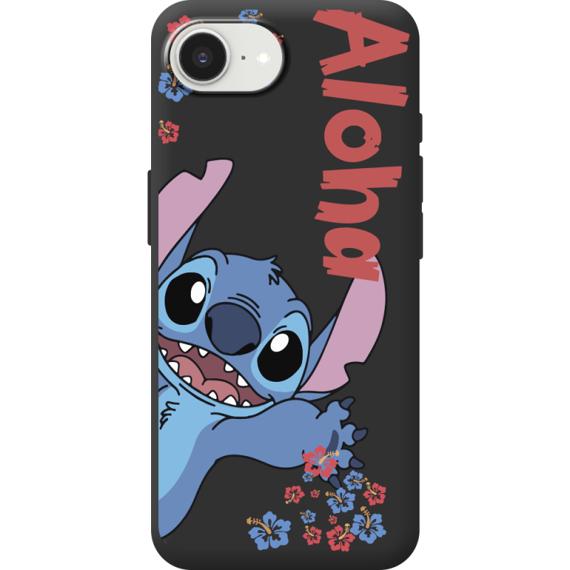 Чорний чохол BoxFace Apple iPhone 16e Гавайський гість Stich