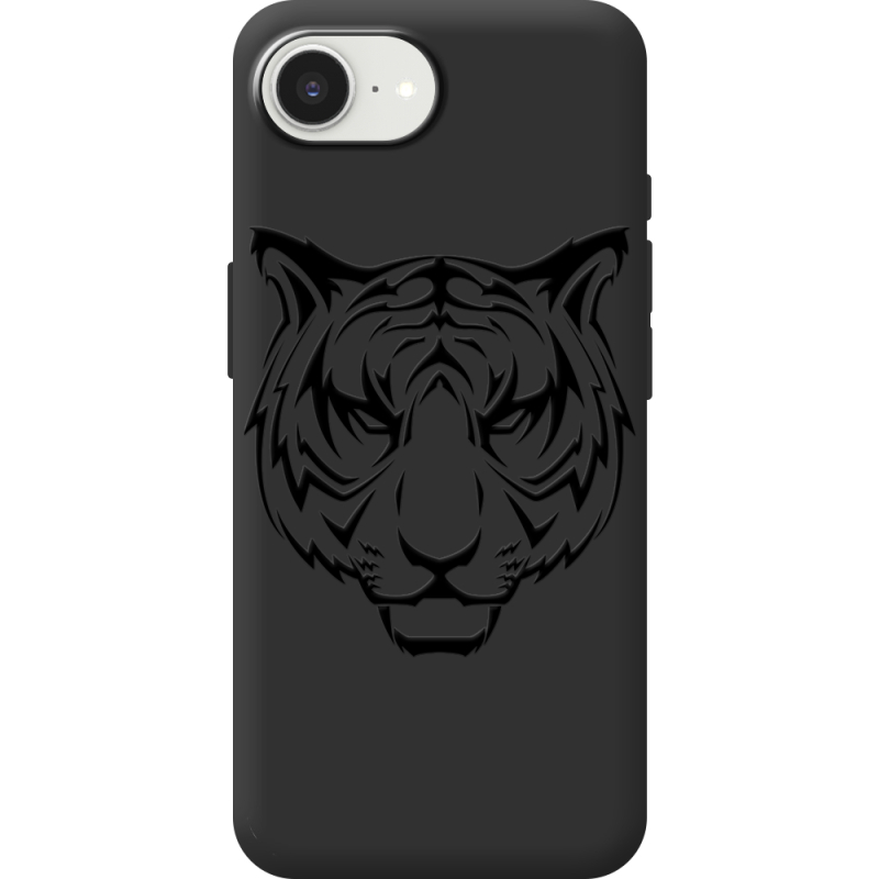 Чорний чохол BoxFace Apple iPhone 16e Tiger