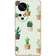 Чохол BoxFace Ulefone Note 17 Pro L-green Cacti