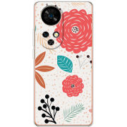 Чохол BoxFace Ulefone Note 17 Pro Line Flowers