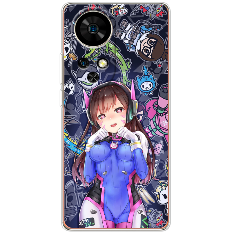 Чохол BoxFace Ulefone Note 17 Pro Overwatch D.VA