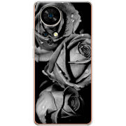 Чохол BoxFace Ulefone Note 17 Pro Black and White Roses