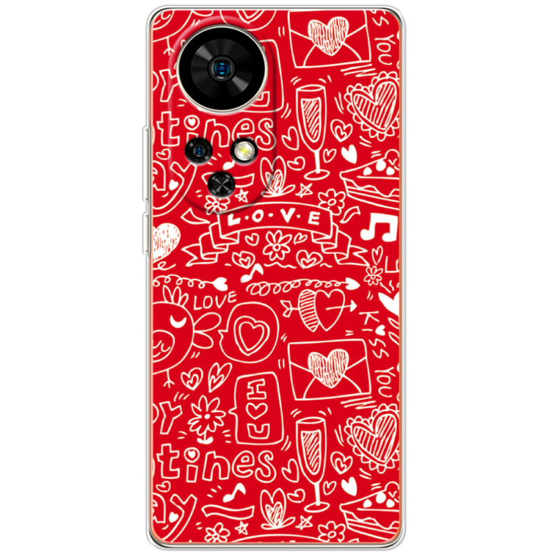 Чохол BoxFace Ulefone Note 17 Pro Happy Valentines