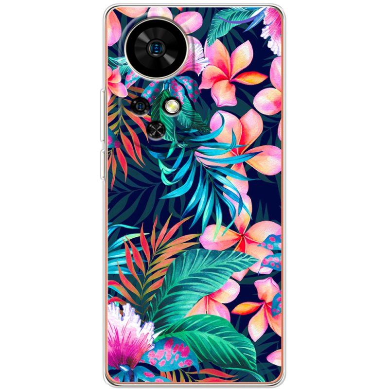 Чохол BoxFace Ulefone Note 17 Pro flowers in the tropics