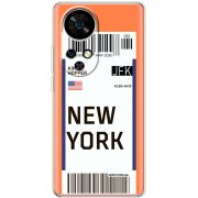 Прозорий чохол BoxFace Ulefone Note 17 Pro Ticket New York