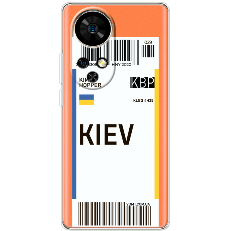 Прозорий чохол BoxFace Ulefone Note 17 Pro Ticket Kiev