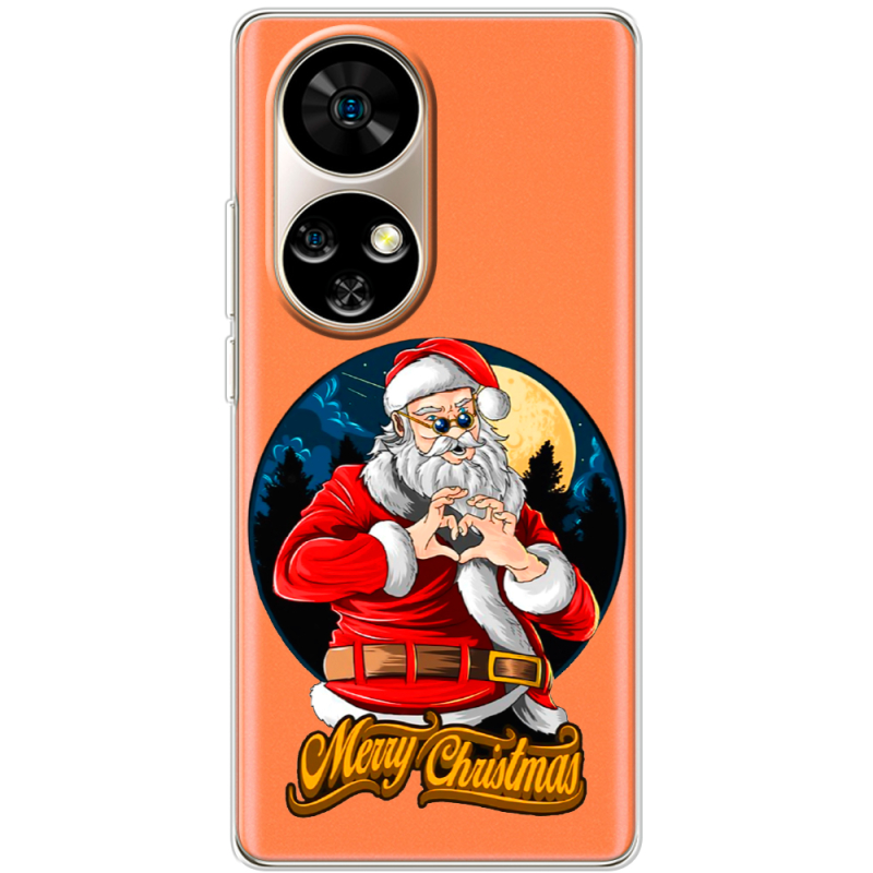 Прозорий чохол BoxFace Ulefone Note 17 Pro Cool Santa