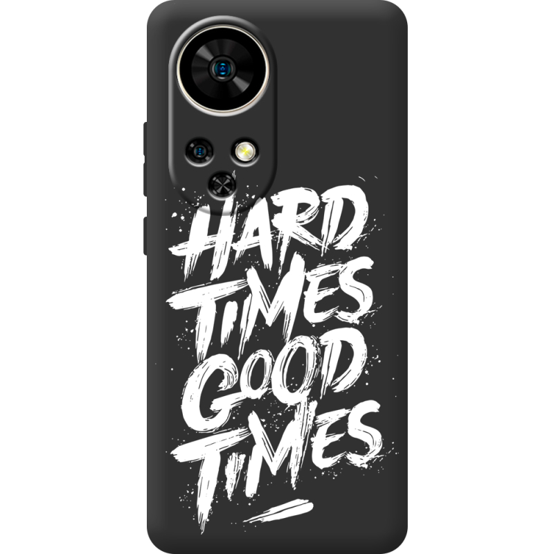 Чорний чохол BoxFace Ulefone Note 17 Pro Hard Times Good Times