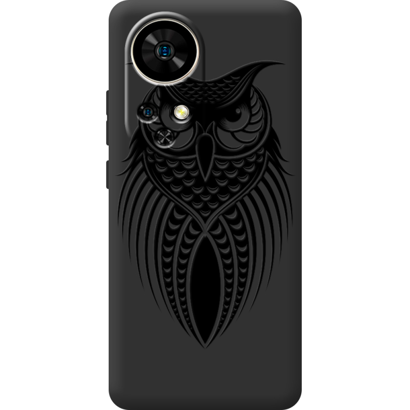 Чорний чохол BoxFace Ulefone Note 17 Pro Owl