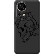 Чорний чохол BoxFace Ulefone Note 17 Pro Skull and Roses