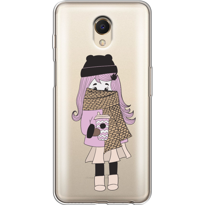 Прозрачный чехол Uprint Meizu M6s Winter Morning Girl