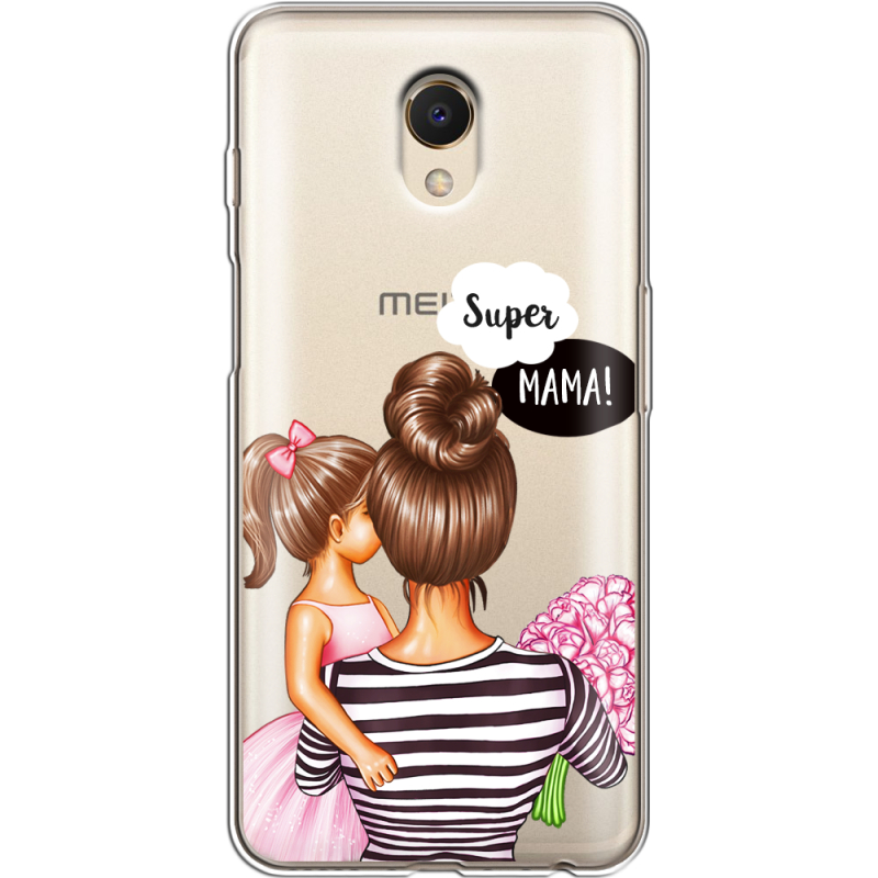Прозрачный чехол Uprint Meizu M6s Super Mama and Daughter
