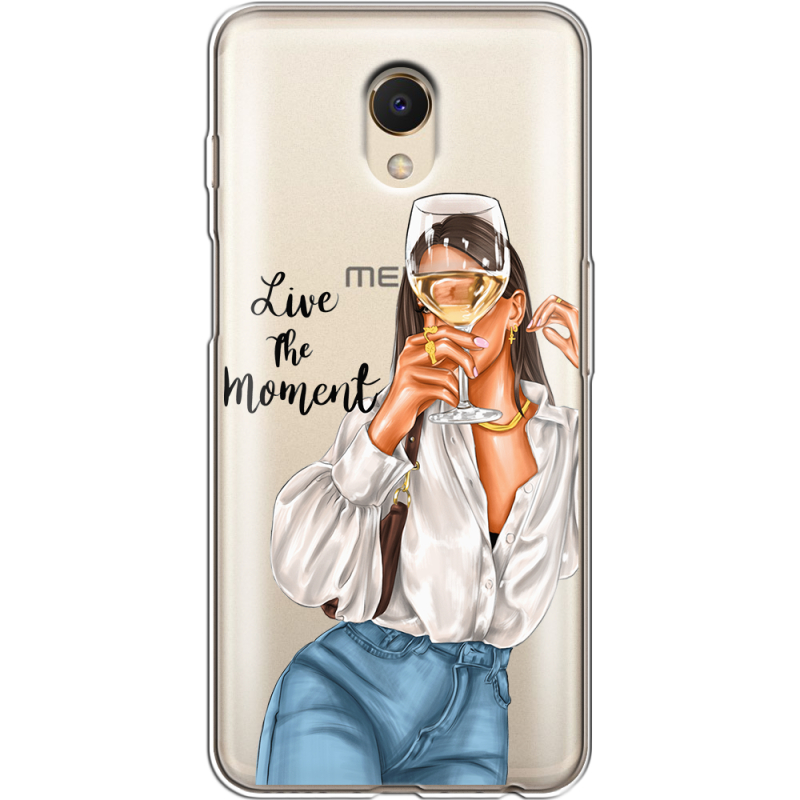 Прозрачный чехол Uprint Meizu M6s Live The Moment