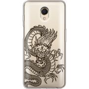 Прозрачный чехол Uprint Meizu M6s Chinese Dragon