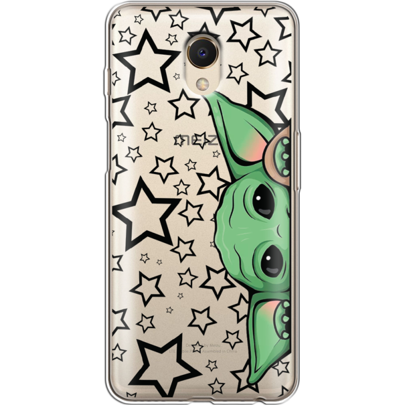 Прозрачный чехол Uprint Meizu M6s Baby Yoda