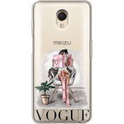 Прозрачный чехол Uprint Meizu M6s VOGUE