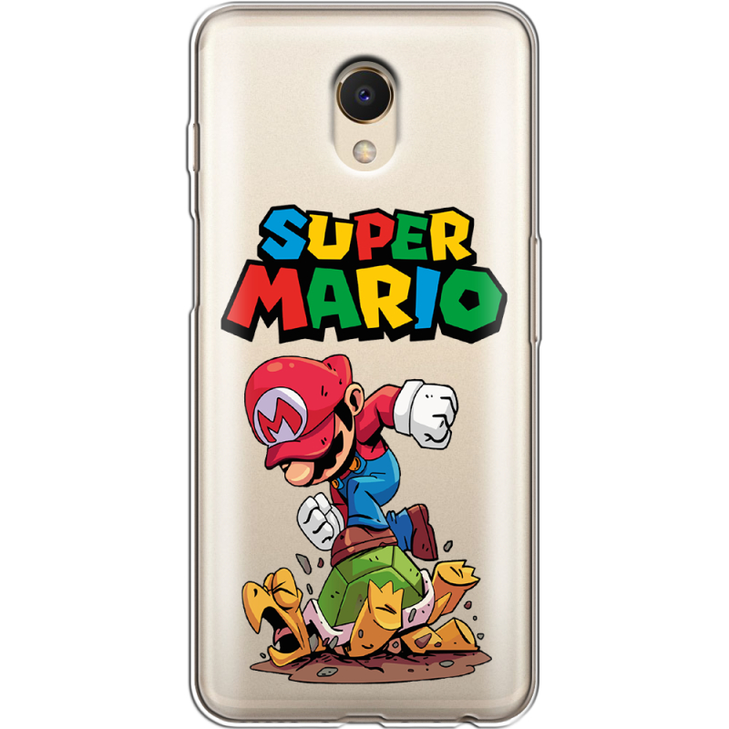 Прозрачный чехол Uprint Meizu M6s Super Mario