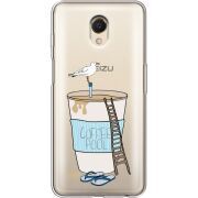 Прозрачный чехол Uprint Meizu M6s Segull in Cofee Pool