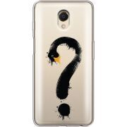Прозрачный чехол Uprint Meizu M6s Swan question